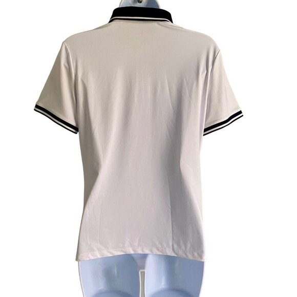Lillie Green White and Blue Polo Shirt UPF 50 Women's Small NEW - Picture 6 of 10